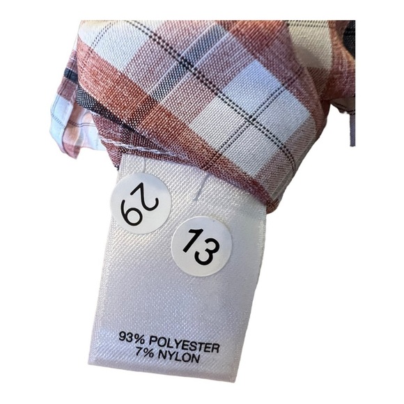 Solaris UPF Red‎ Plaid Venting Short Sleeve Moisture Wicking Mens Shirt NEW - Picture 10 of 16